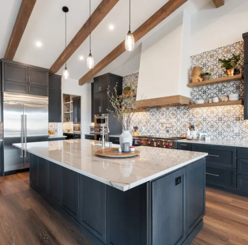 Kitchen remodel with custom cabinets and countertops in South Jersey